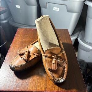 Cole Haan Brown Leather LADIES Slip-On Loafer(124)